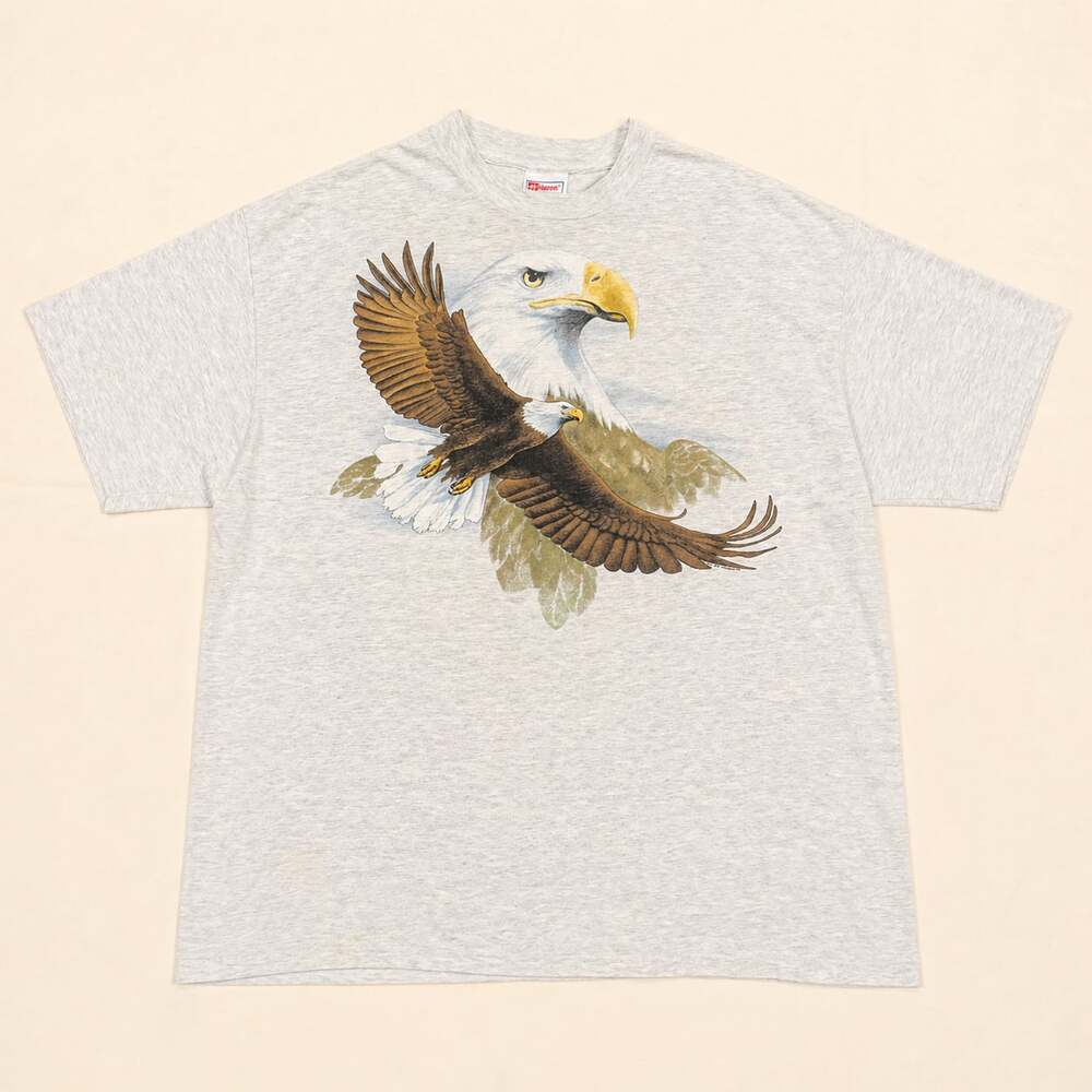 Vintage Eagle Graphic T Shirt Nature‎ USA Wildlife Tee Size L